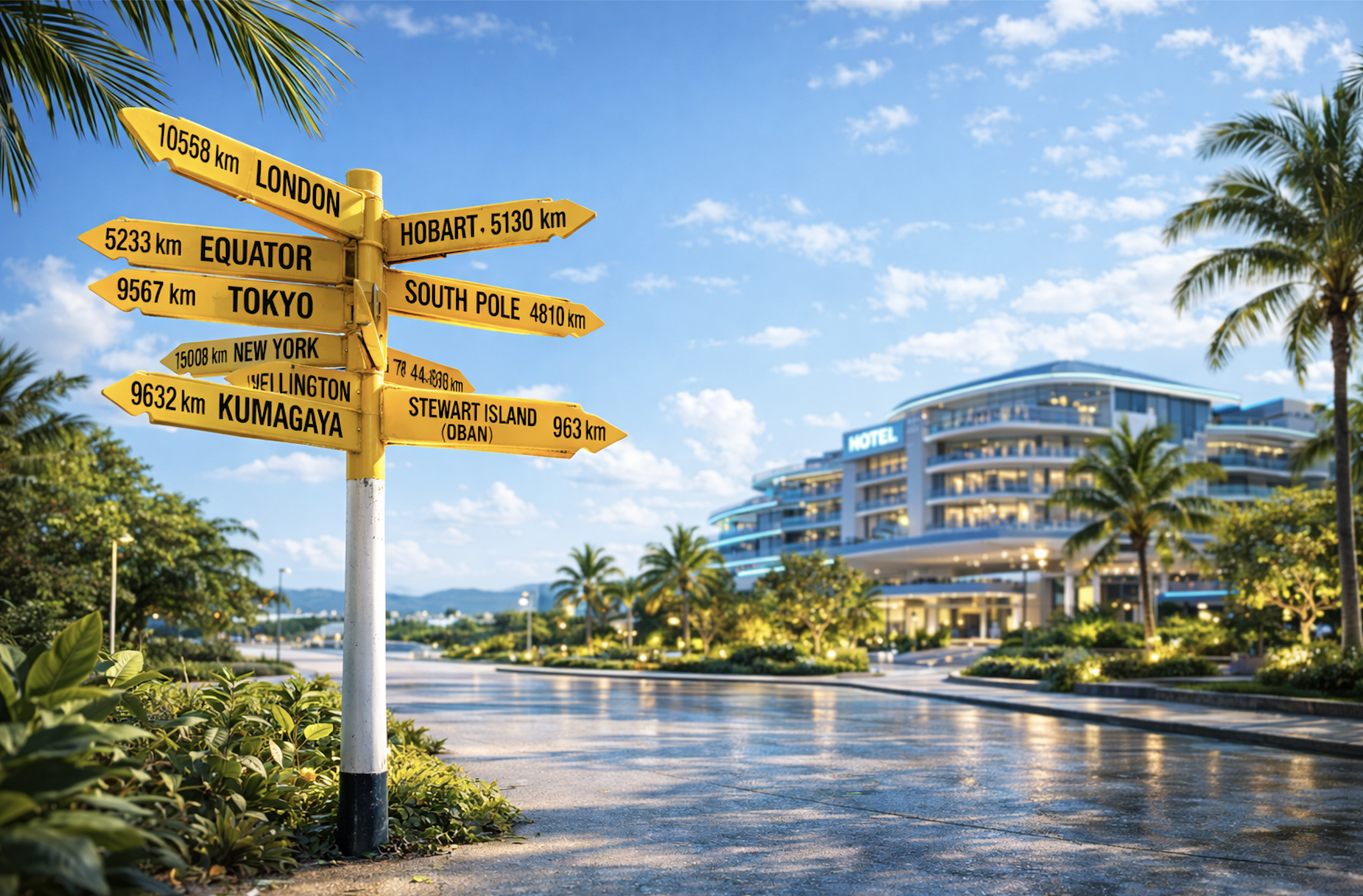 Digital representation of connected global travel infrastructure